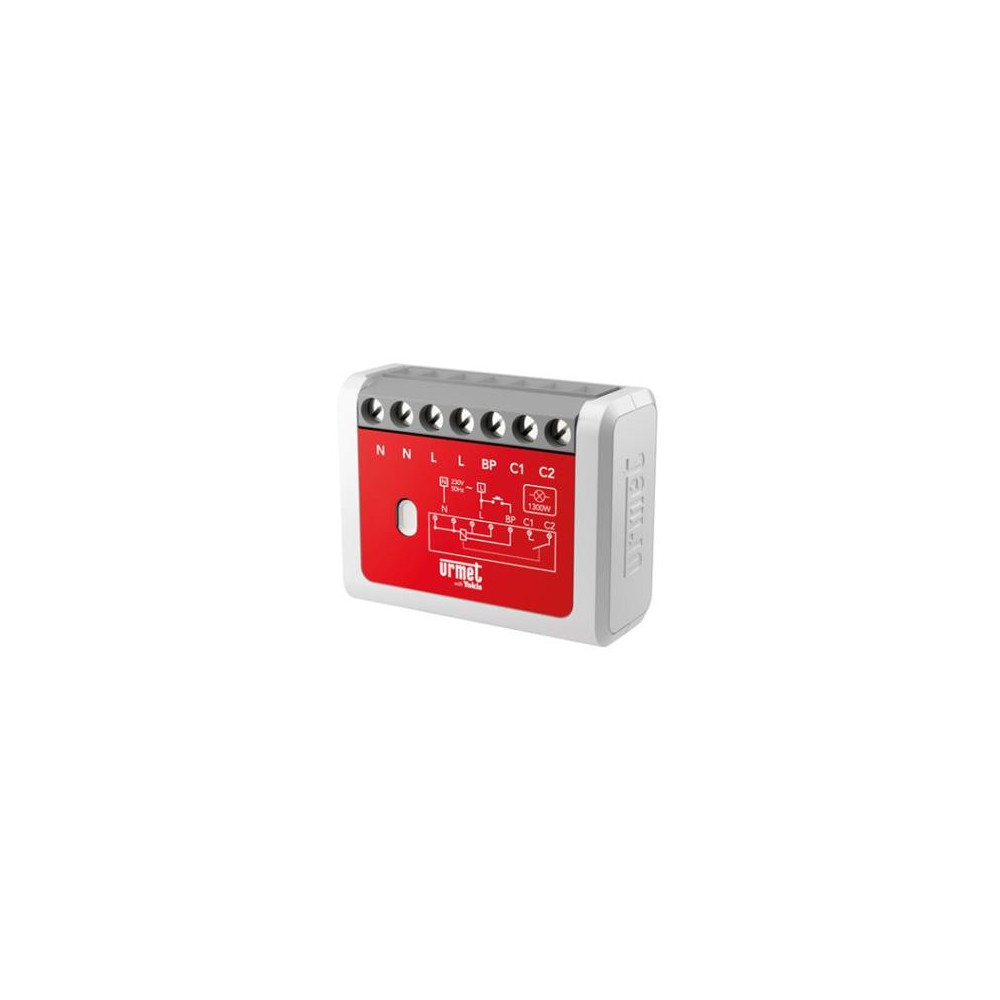 Produktbild för Yokis inbyggt relä elektroniskt kip/timer MTR1300EB-UP skruv...