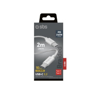 Produktbild för SBS TECABLETISSUETCC240G, 2 m, USB C, USB C, USB 3.2 Gen 2 (...