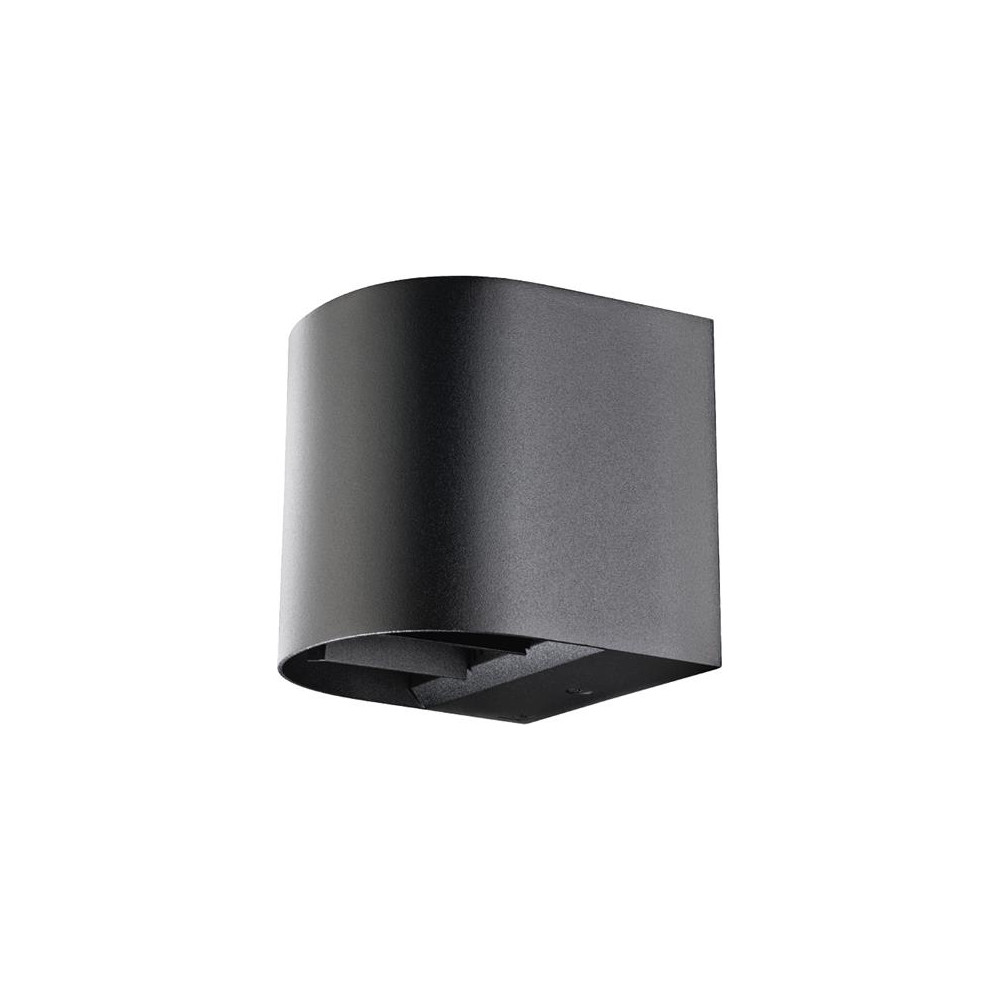 Produktbild för SG ARMATUREN Artes Rund Svart 360lm 3000K Ra&gt80 Bakkantdim...