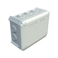 Produktbild för OBO fördelningsdosa T100 10 st M25-membran 151x117 mm vit ha...