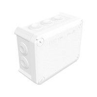 Produktbild för OBO fördelningsdosa T100 10 st M25-membran 151x117 mm vit ha...