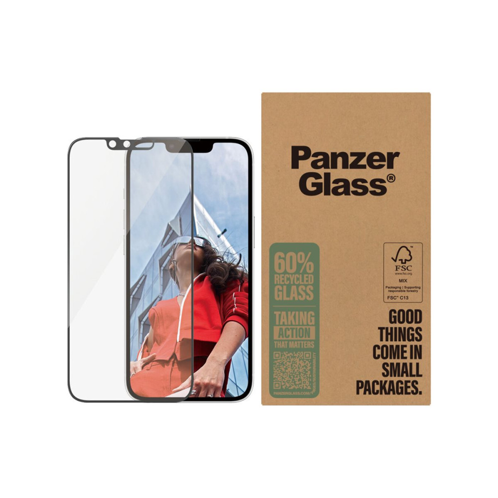 Produktbild för PanzerGlass - skärmskydd för mobiltelefon - ultrabred passning
