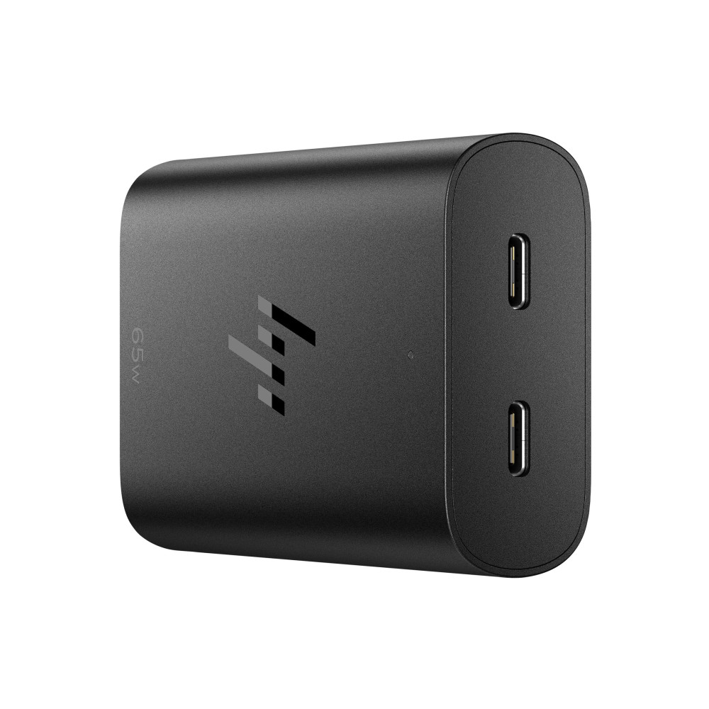 Produktbild för HP - USB-C strömadapter - halogenfri, vänster kontakt - 65 Watt