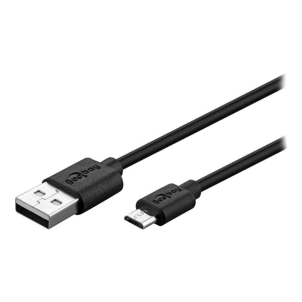Produktbild för goobay - USB-kabel - mikro-USB typ B till USB - 1 m
