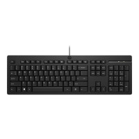 Produktbild för HP 125 G2 - tangentbord - 100% full size - hela norden - svart Inmatningsenhet