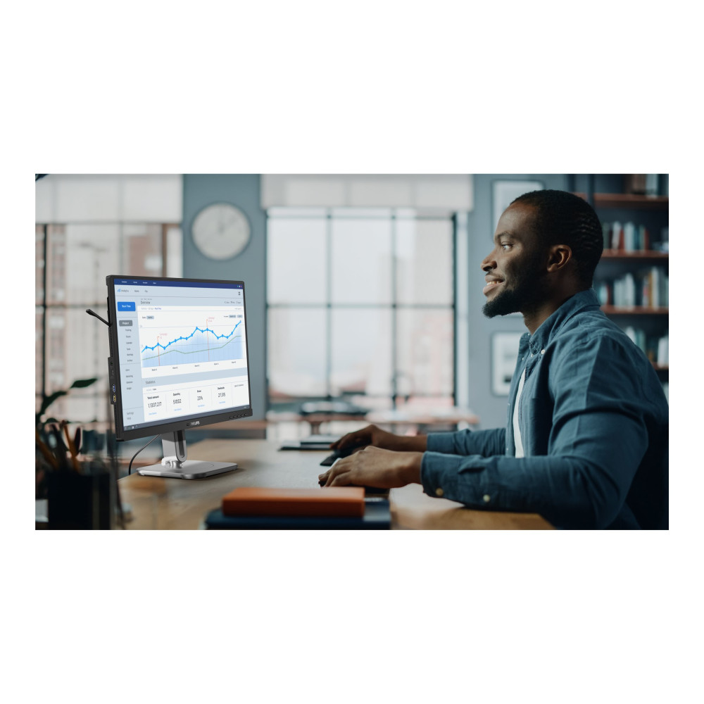 Produktbild för Philips 24B2U4301 - 4000 Series - LED-skärm - Full HD (1080p) - 24"