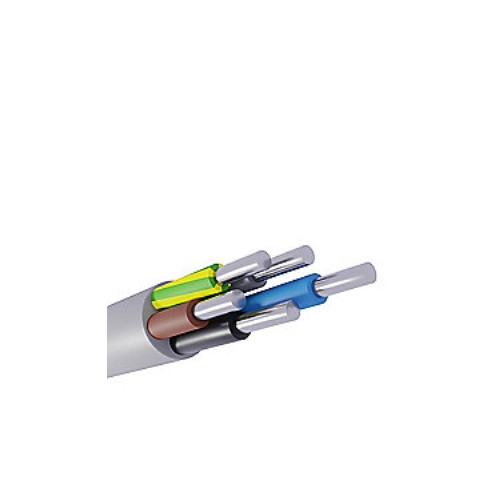 JMV CABLES A/S HF-AL-M 5G25 installationskabel, grå, tr. 500, för avkortnin...