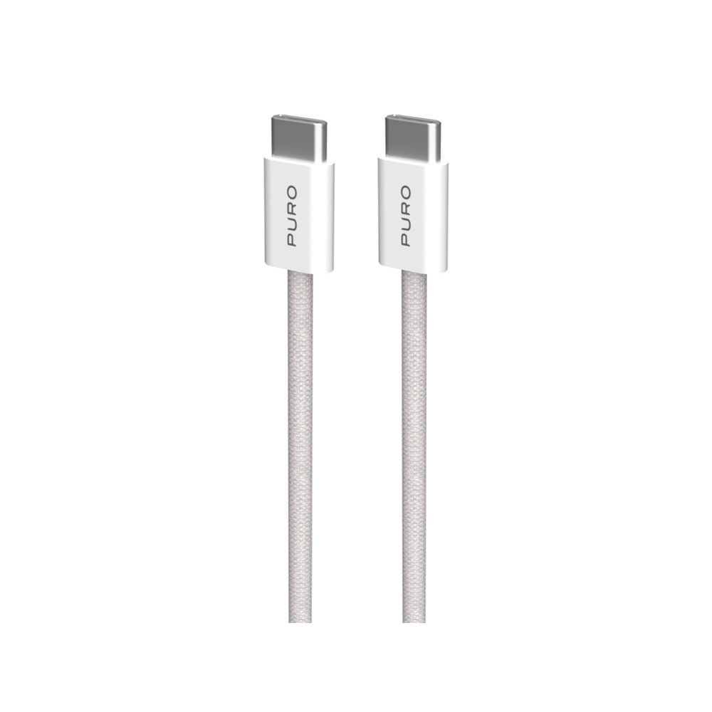 Produktbild för PURO PUCCCFABK415MTBEG, 1,5 m, USB C, USB C, USB 2.0, Beige,...
