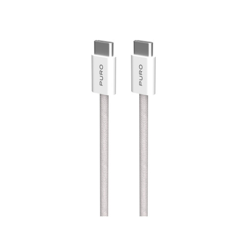 PURO PUCCCFABK415MTBEG, 1,5 m, USB C, USB C, USB 2.0, Beige,... - Datakablar