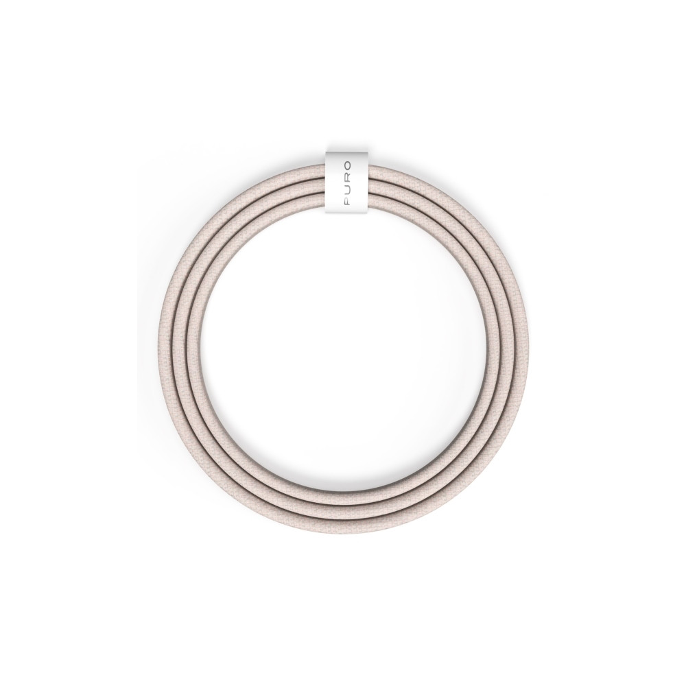 Produktbild för PURO PUCCCFABK415MTBEG, 1,5 m, USB C, USB C, USB 2.0, Beige,...