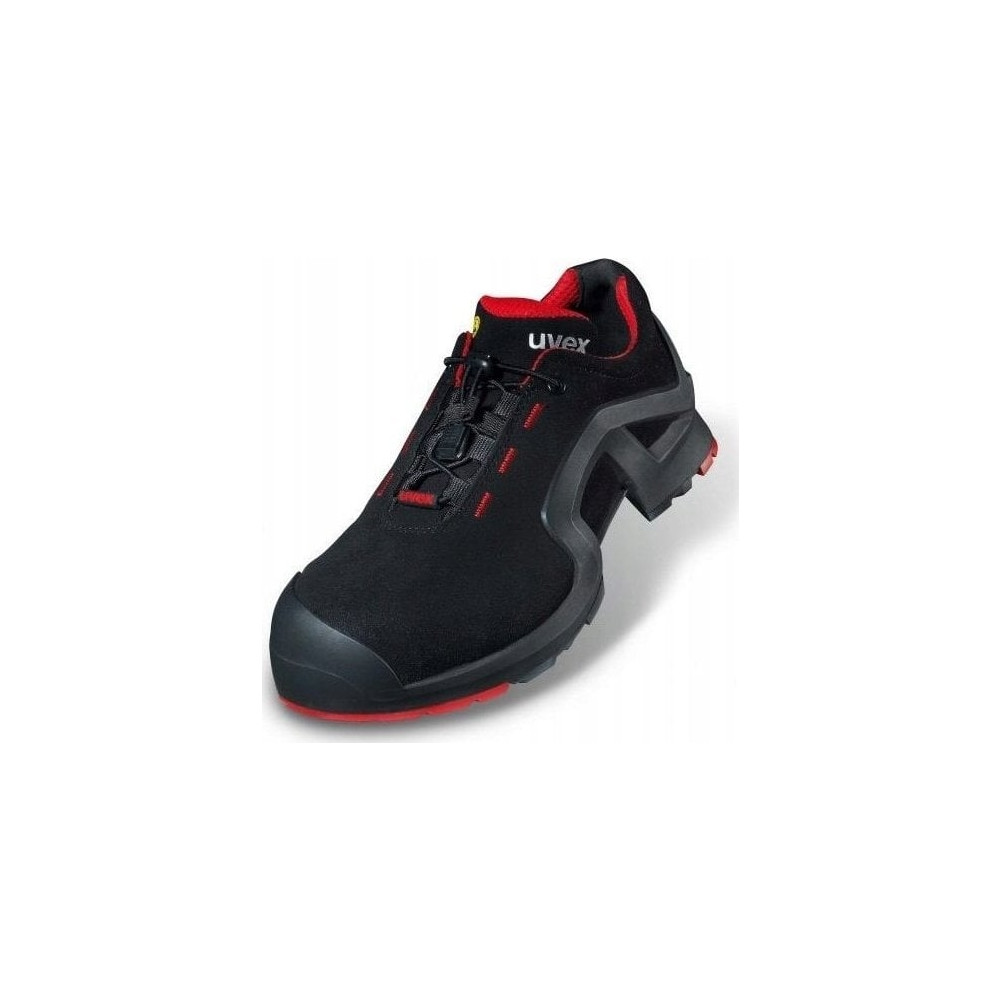 Produktbild för Uvex 85162, Unisex, Vuxen, Säkerhetsskor, Svart, Röd, ESD, S...
