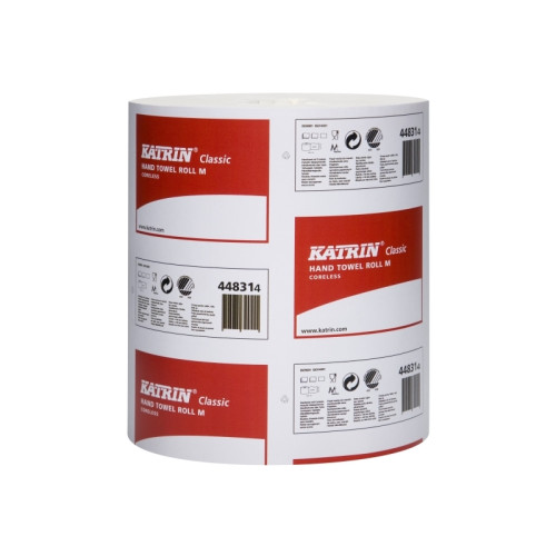 METSA TISSUE A/S Handduksrulle Katrin Classic Midi 1-lagig 205 mm x320 m utan...