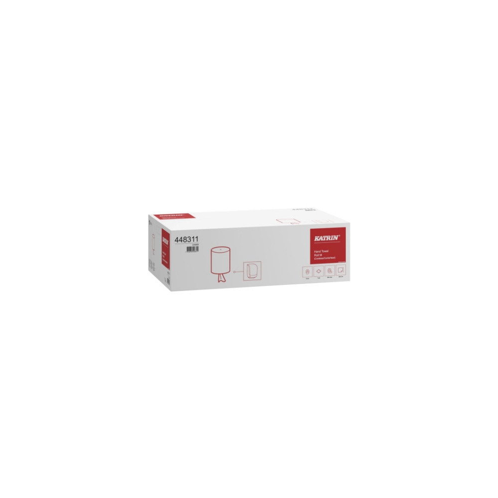 Produktbild för Handduksrulle Katrin Classic Midi 1-lagig 205 mm x320 m utan...