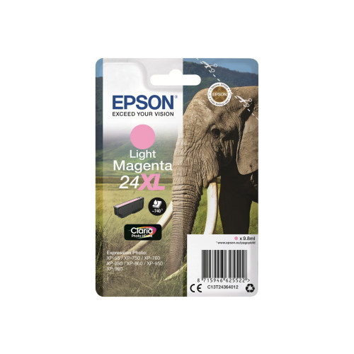 EPSON Epson 24XL - XL - ljus magenta - original - bläckpatron