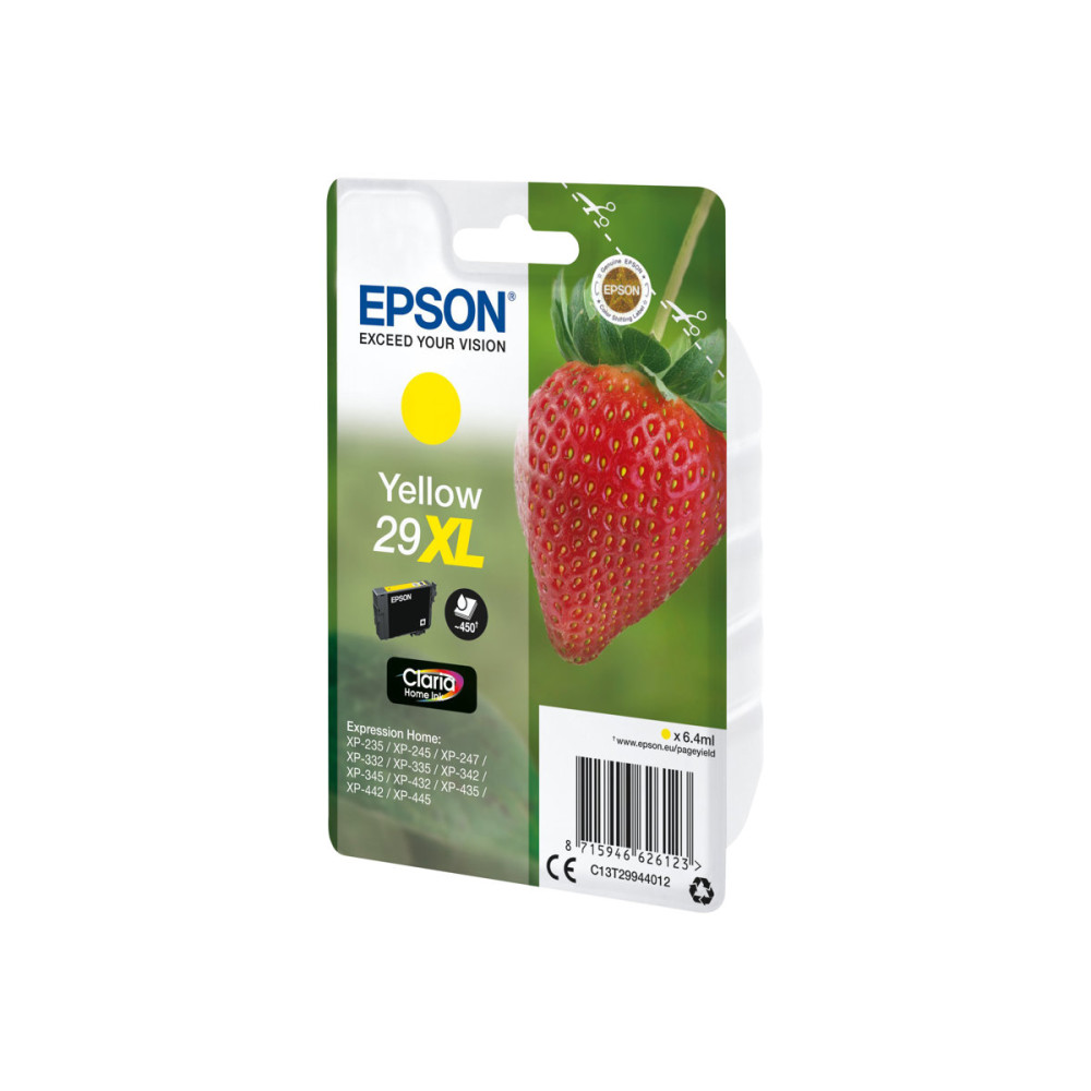 Produktbild för Epson 29XL - XL - gul - original - bläckpatron