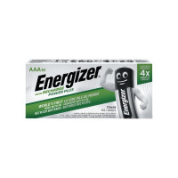 Produktbild för Batteri, Energizer Accu Recharge Power+, laddbart, AAA, 10-p...