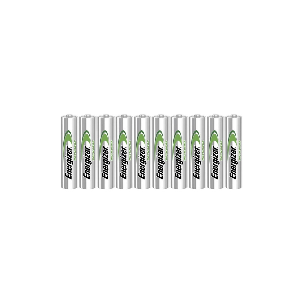 Produktbild för Batteri, Energizer Accu Recharge Power+, laddbart, AAA, 10-p...