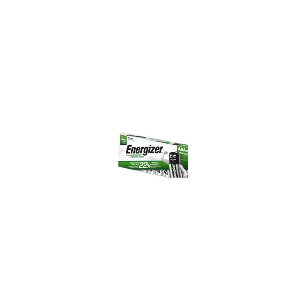 Produktbild för Batteri, Energizer Accu Recharge Power+, laddbart, AAA, 10-p...