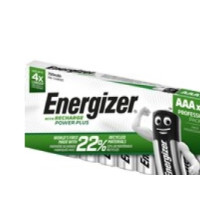 Produktbild för Batteri, Energizer Accu Recharge Power+, laddbart, AAA, 10-p...