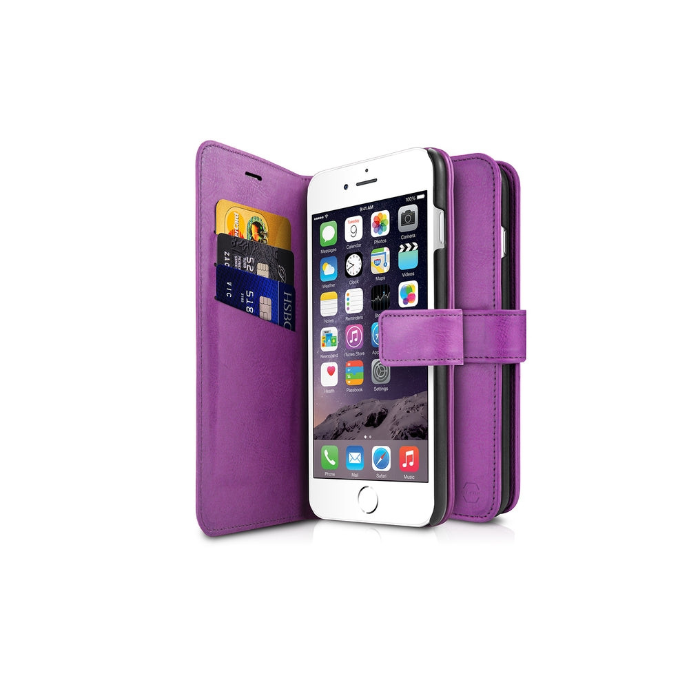 Produktbild för ITSKINS AP67-BOOKC-PRPL, Plånbok, Apple, iPhone 6s, 11,9 cm...
