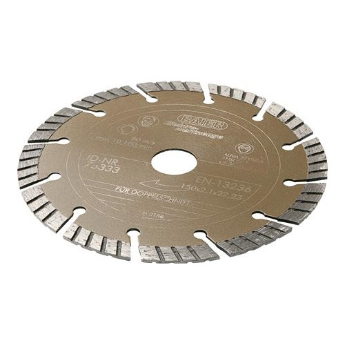 BAIER BAIER Diamantskiva (guld) Ø150x22 mmUniversell skiva för att...