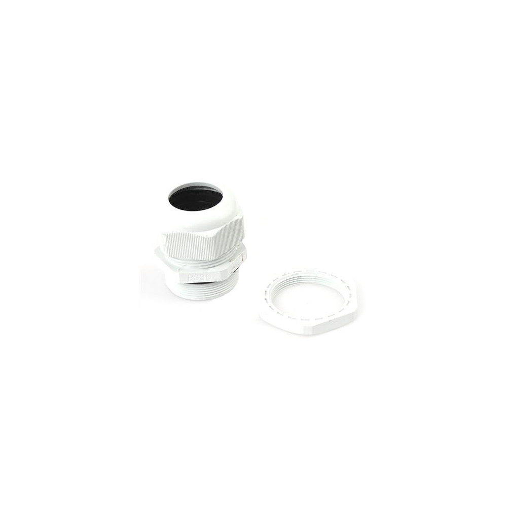Produktbild för Gland/rörgenomföring PG 36 RAL 9002 med mutter, polyamid IP6...