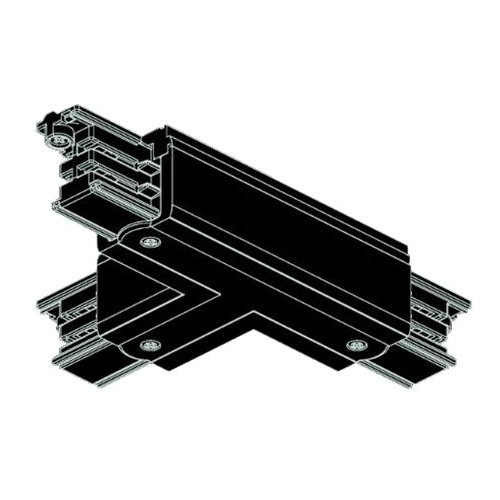 Solar Plus Global XTS 36-2 T-stycke 230V, 3-fas, höger, svart - Spotlights