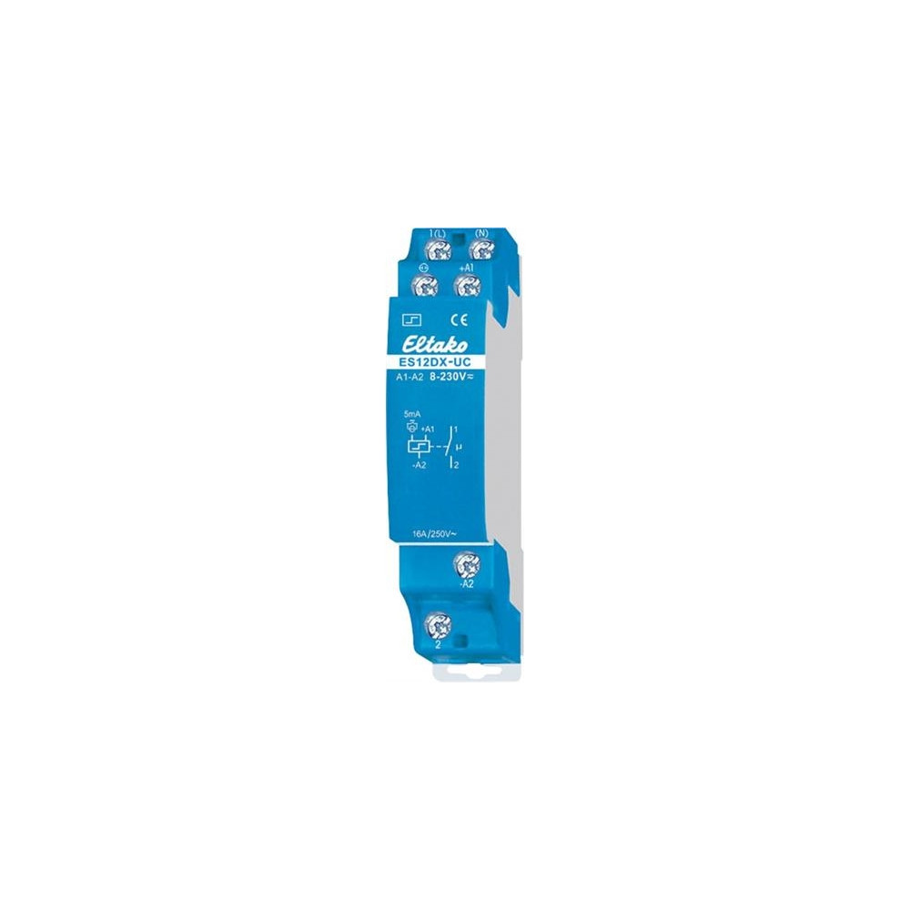 Produktbild för Eltako ES12DX-UC, Blå, Vit, 1000 V, 250 V, 10