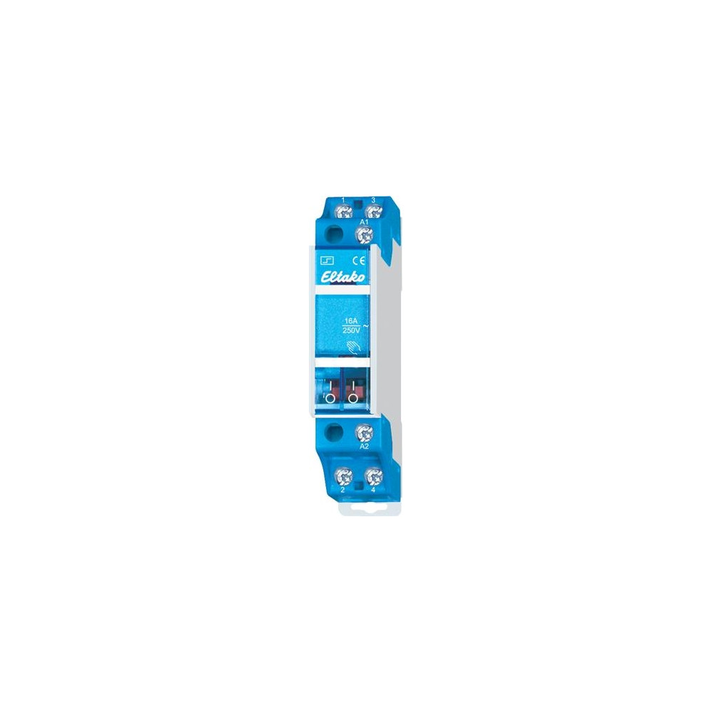 Produktbild för Strømstødskontakt DIN-skinne Eltako S12-100-24V DC 1 x slutt...
