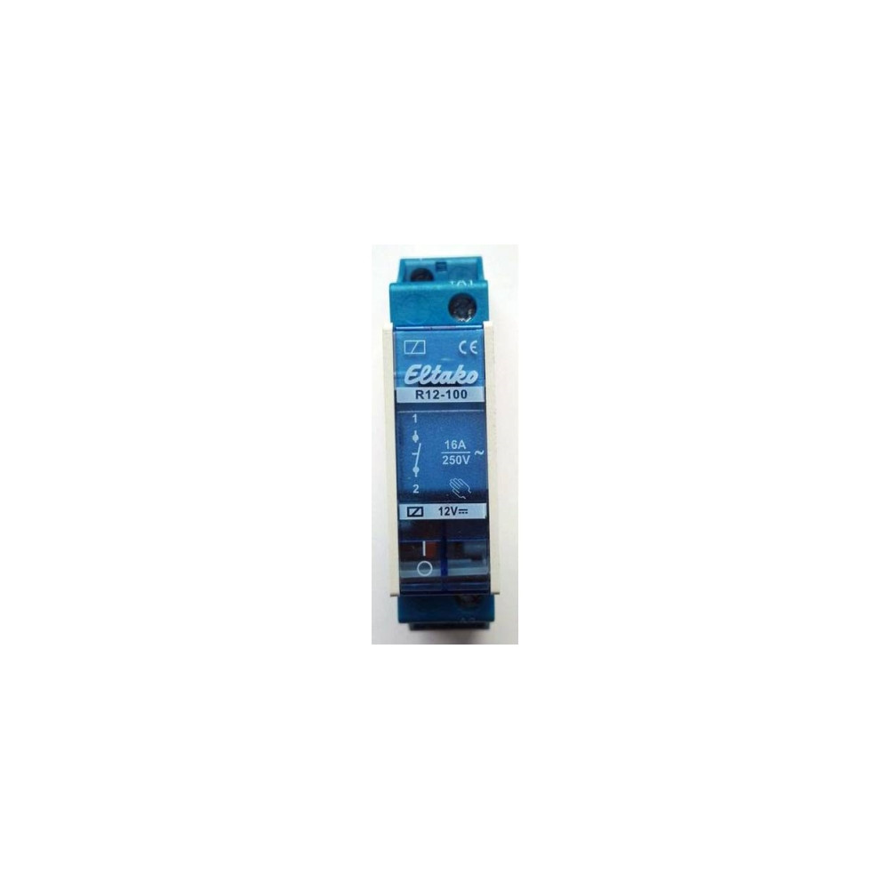 Produktbild för Eltako R12-100-12V DC kontaktrelä 12 V, 8 A, 1 slutkontakt,...