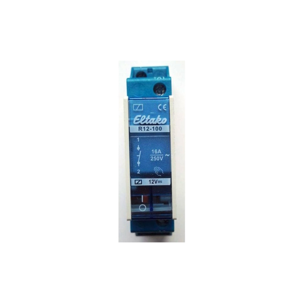 Produktbild för Eltako R12-100-12V DC kontaktrelä 12 V, 8 A, 1 slutkontakt,...
