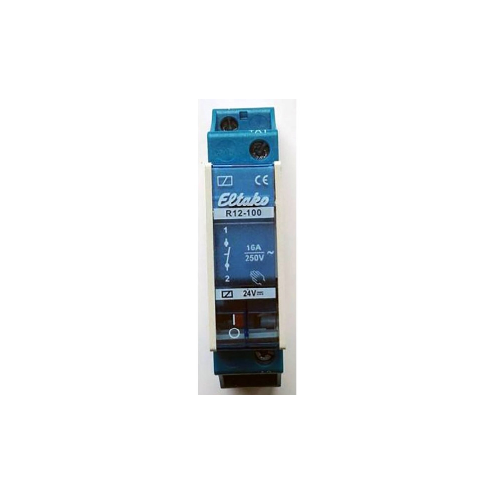 Produktbild för Eltako R12-100-24V DC kontaktrelä 24 V, brytström max 8 A, 1...