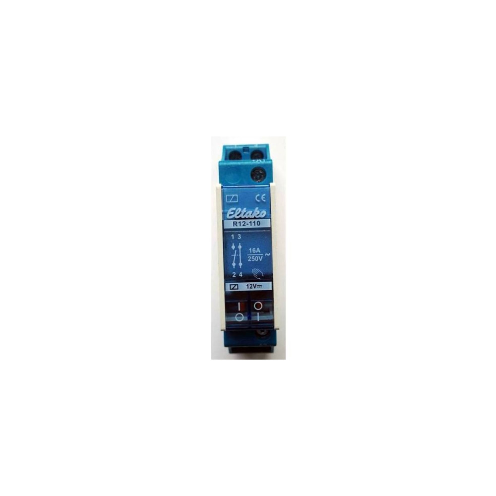 Produktbild för Eltako R12-110-12V DC kontaktrelä märkspänning 12 V brytströ...