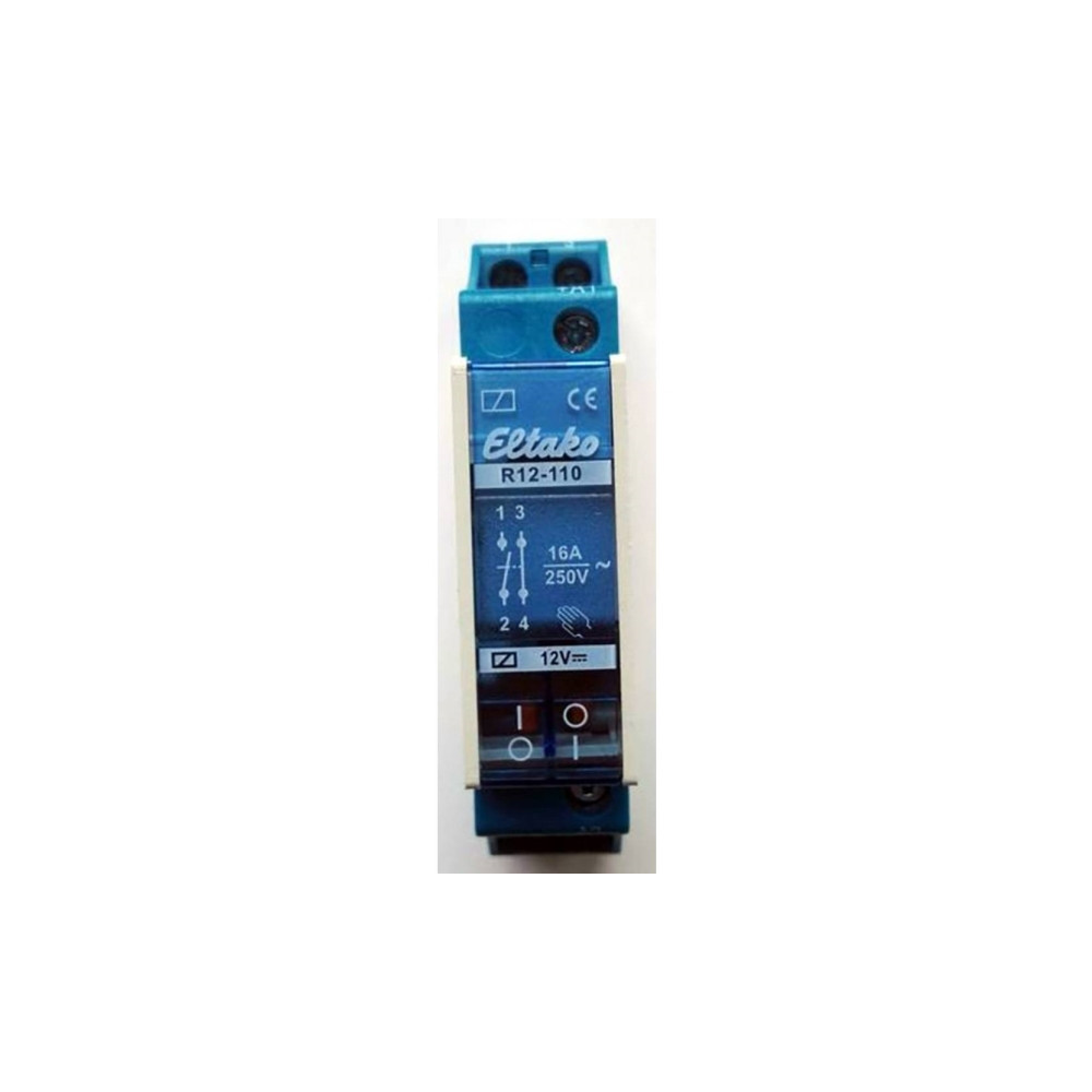 Produktbild för Eltako R12-110-12V DC kontaktrelä märkspänning 12 V brytströ...