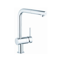 Produktbild för GROHE 32168 000, Krom, Hävarm, Single, Keramiska, 4,6 cm, 36...