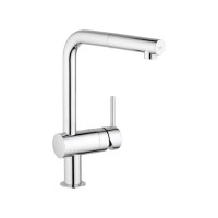 Produktbild för GROHE 32168 000, Krom, Hävarm, Single, Keramiska, 4,6 cm, 36...