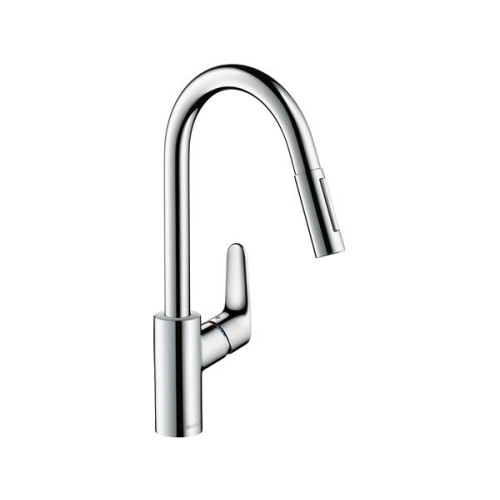 HANSGROHE HansGrohe Focus en-grepps köksblandare med utdragbar dusch o...