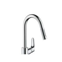 Produktbild för hansGrohe Focus M41 köksblandare 240 med utdragsspruta 2-jet