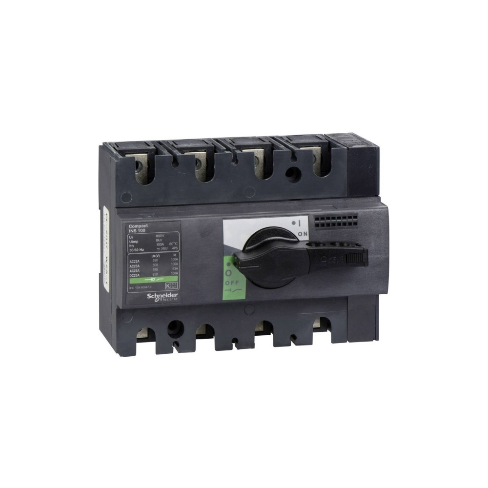 Produktbild för Schneider Electric 28909, Roterande brytare, 4P, Kabel, Svar...