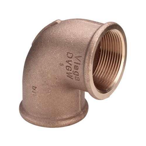 VIEGA Viega vinkel 90° 3/4"x1/2", rödgods, invändig gänga på båda...