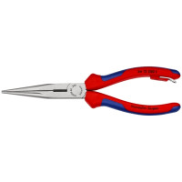 Produktbild för Knipex 26 12 200 T, Nåltänger, 2,5 mm, 7,3 cm, Kromvanadinst...