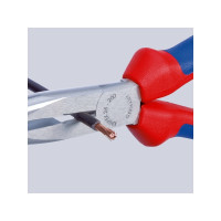 Produktbild för Knipex 26 12 200 T, Nåltänger, 2,5 mm, 7,3 cm, Kromvanadinst...