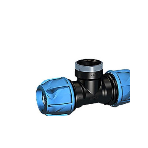 GF GEORG FISCHER T-stycke 25 mm x 3/4 mf. x 25 mm