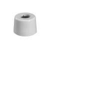 Produktbild för Primeo rosett vit 40mm