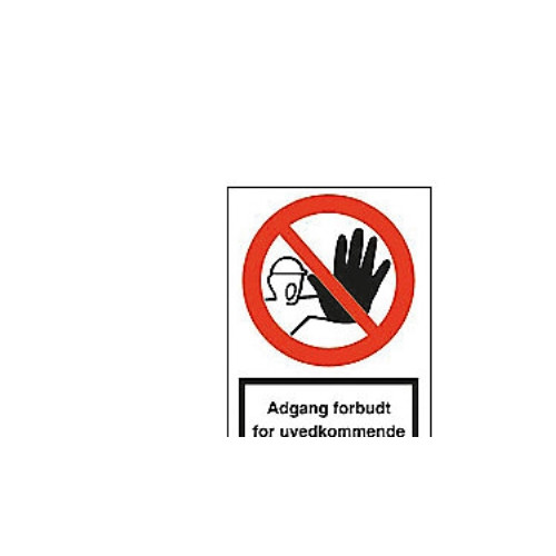 JO Safety A/S Förbudsskylt Rökning och öppen eld förbjudet Plast (A4) 297...