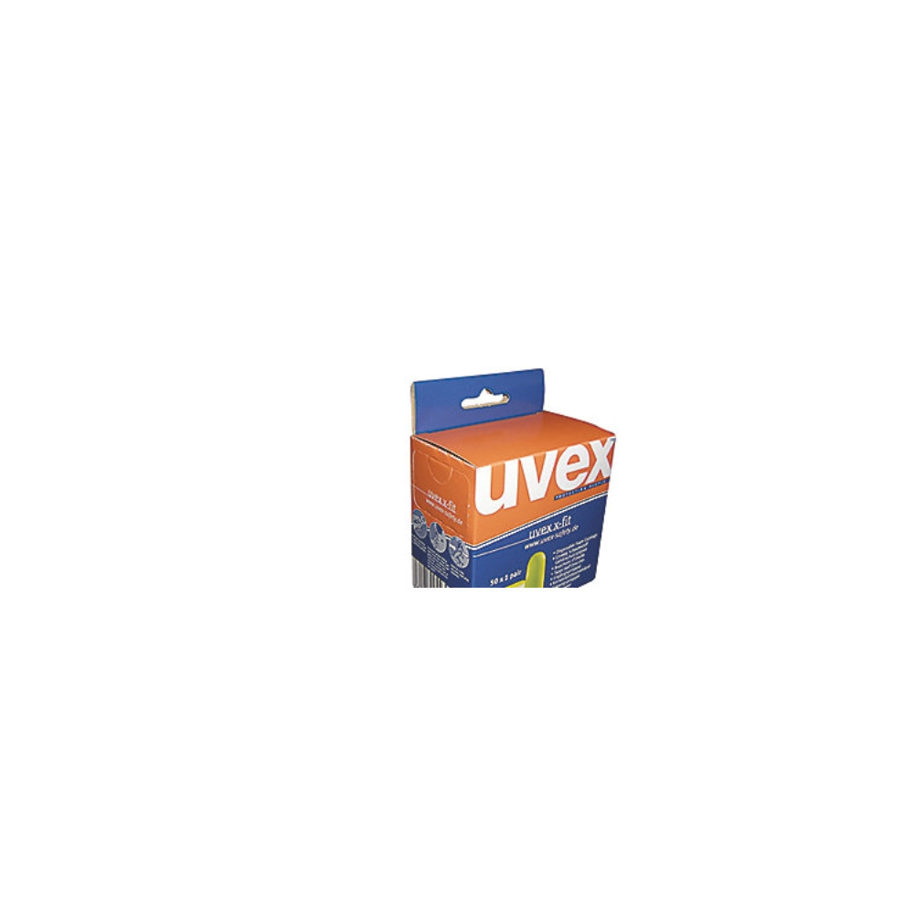 Produktbild för X-fit hörselkåpor/øreproppar SNR 37 Uvex minidispenser 50 pa...