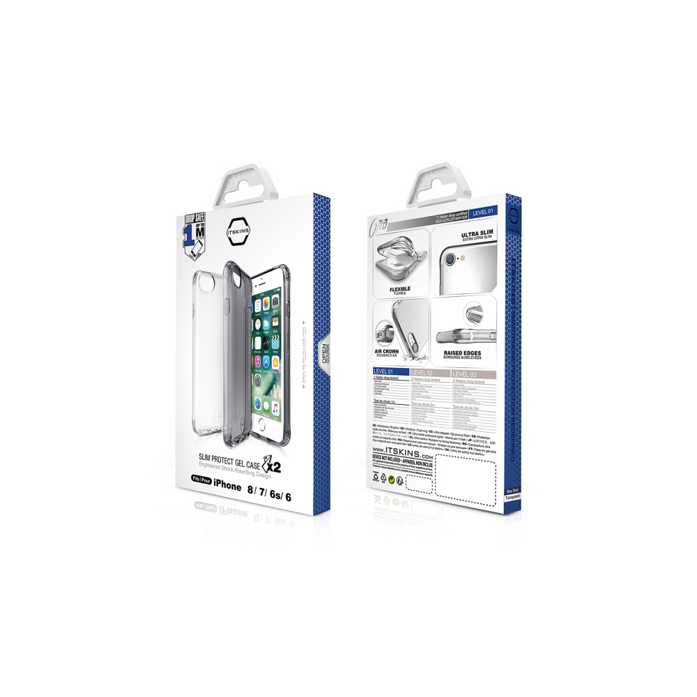 Produktbild för ITSKINS NANO DUO mobilskal till iPhone 8 / 7 / 6s / 6® svart...