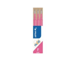 Produktbild för Refill Pilot FriXion '05', 0,5 mm, rosa, förpackning med 3 s...