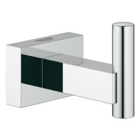 Produktbild för GROHE Essentials Cube, inomhus, Handdukskrok, Krom, Metall,...