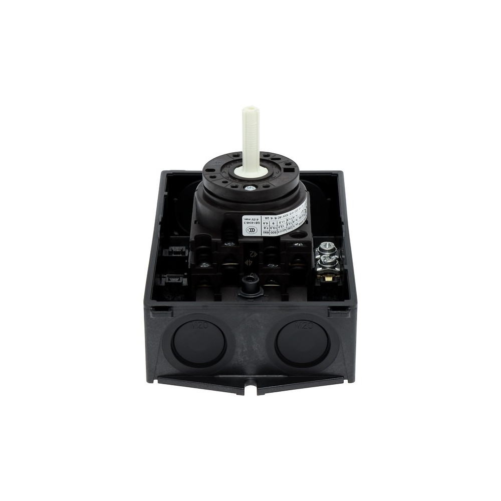 Produktbild för Eaton T0-2-8900/I1/SVB, Vippströmställare, 3P, Röd, Vit, Gul...